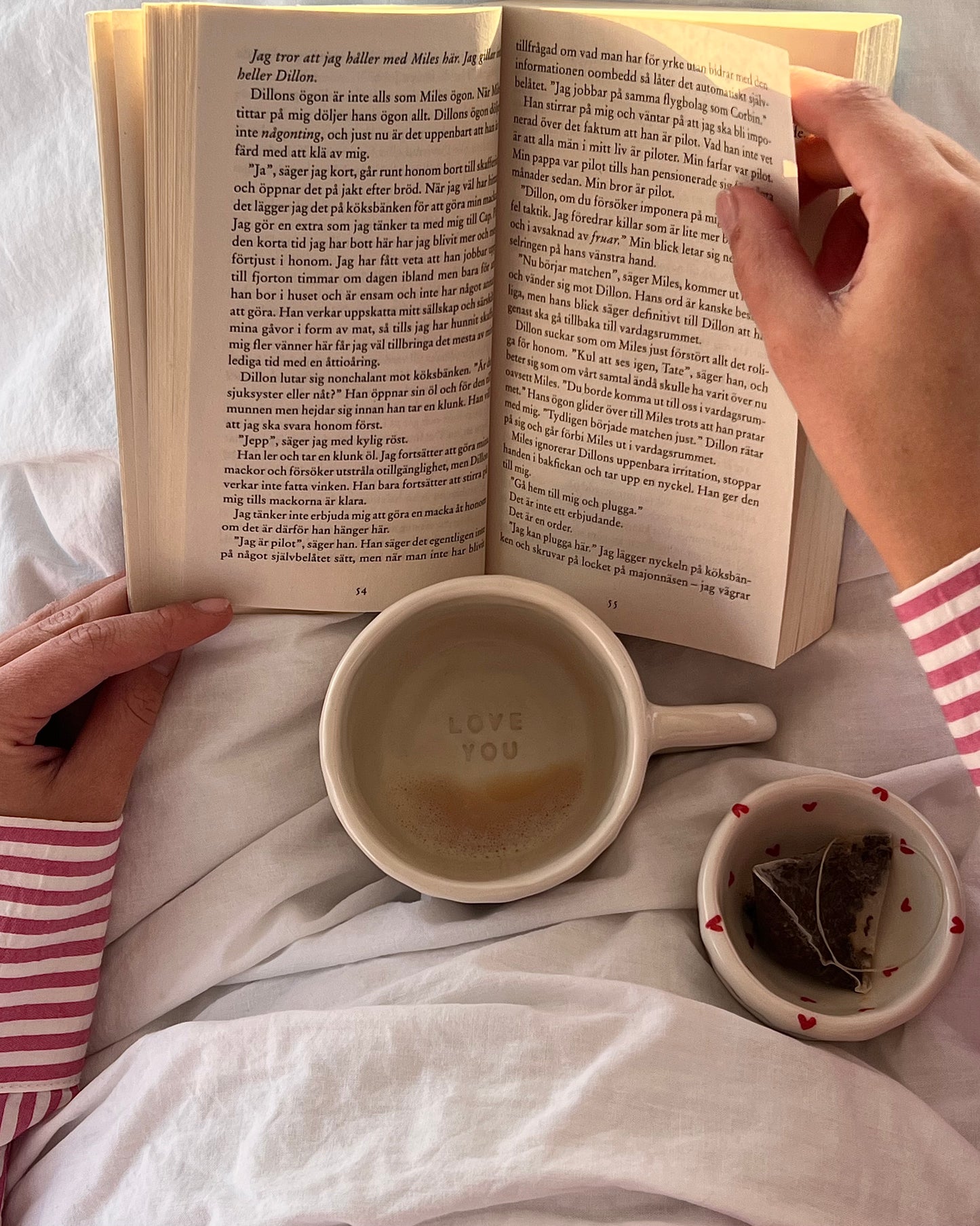 dear heart 'love you' mug