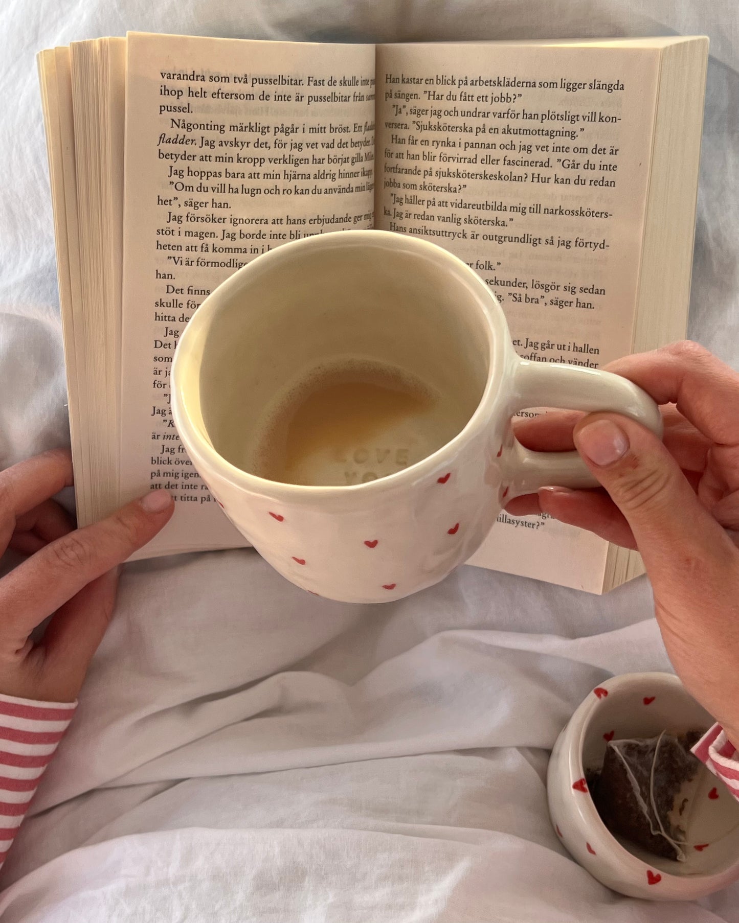dear heart 'love you' mug